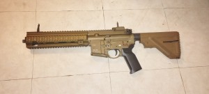 HK416A5 PTW sur base de corps GBB-R VFC usiné pour accueillir une mécanique PTW