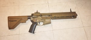 HK416A5 PTW sur base de corps GBB-R VFC usiné pour accueillir une mécanique PTW